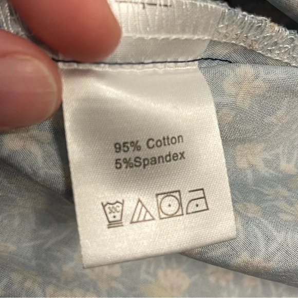 AA & ZZ Floral Ruffle‎ Collar Long Sleeve Boho Dress Size Medium - Picture 7 of 7